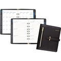 ACCO At-A-Glance Buckle Closure Undated Desk Start Set, Black, 5 1/2", AAGDR111804005