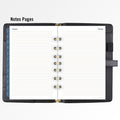 ACCO At-A-Glance Buckle Closure Undated Desk Start Set, Black, 5 1/2", AAGDR111804005