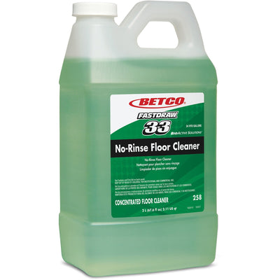 Betco FastDraw 33 No-Rinse Floor Cleaner, Light Green, 4 / Carton — view 1
