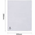 Business Source Letter File Sleeve, Clear, 8 1/2" Width x 11" Length, 10 / Pack, BSN00606