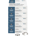Business Source Standard Book Rings, Silver, 5 / Bundle, BSN01438BD