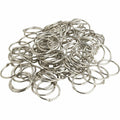 Business Source Standard Book Rings, Silver, 5 / Bundle, BSN01441BD