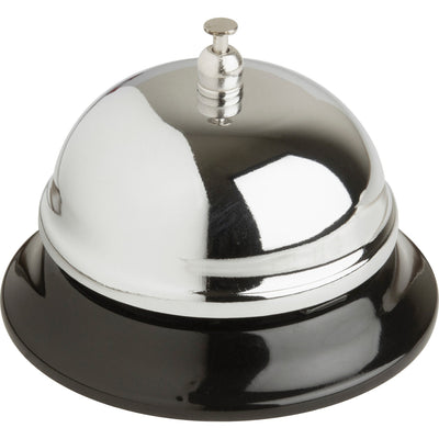 Business Source Nickel Plated Call Bell, Black, 6EA/BX 24BX/CT — view 1