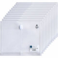 Business Source Letter File Pocket, Clear, 8 1/2" Width x 11" Length, 12 / Pack, BSN02017