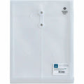 Business Source String Closure Top-open Poly Envelope, Clear, BSN02020