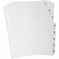 Business Source Table of Content Quick Index Dividers, White, 1 Set, BSN05853