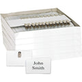 Business Source Clip Holder Style Badge Kit, Clear, 5 / Bundle, BSN19184BD