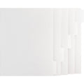 Business Source Tab Printer Economy Index Dividers, White, 1 Box, BSN21000