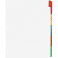 Business Source A-Z Tab Table of Contents Index Dividers, White, 1 Set, BSN21905