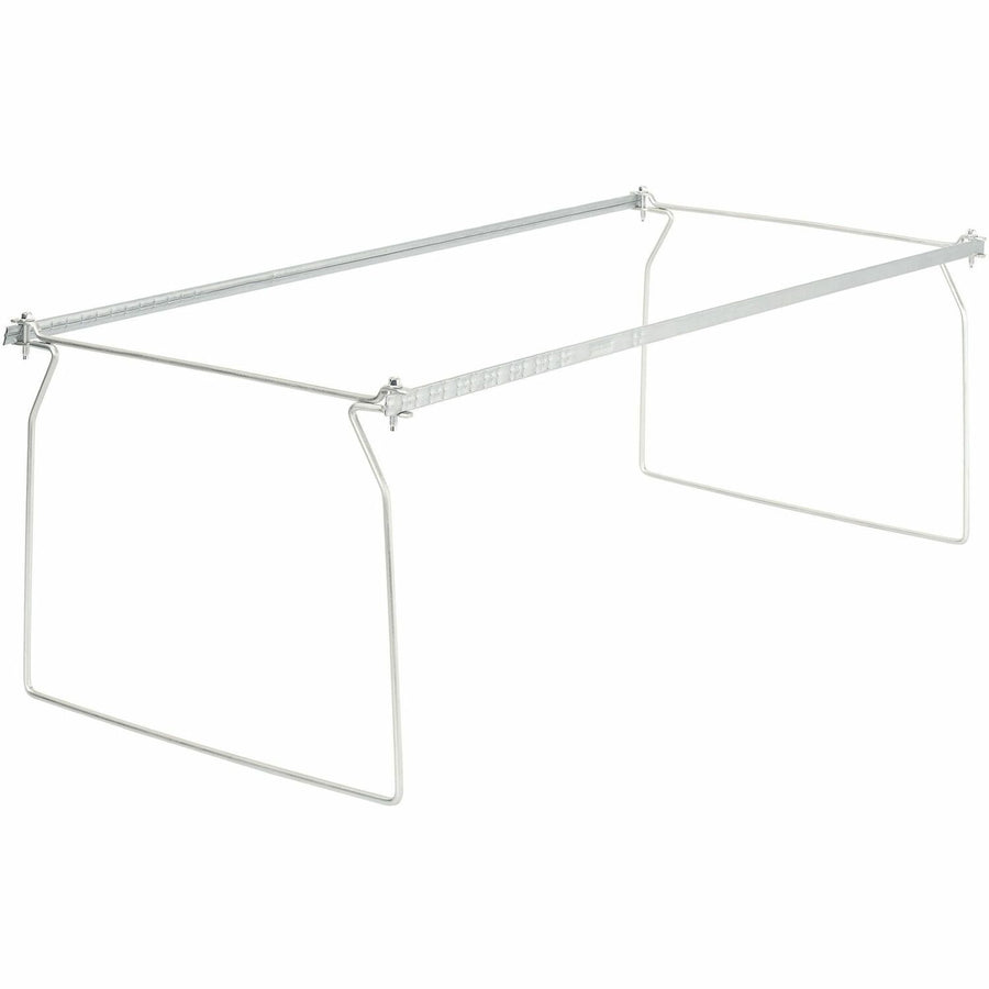 Business Source Premium File Folder Frames, Stainless Steel, 6 / Box — view 1