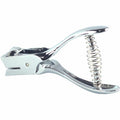 Business Source Handheld 15mm Slot Punch, Chrome, BSN39282