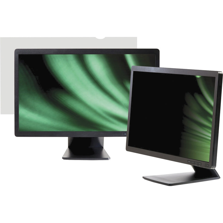 Business Source Widescreen Frameless Privacy Filter Black, /BX 5BX/CT — view 1
