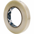 Business Source Filament Tape, White, 1 Roll, BSN64004