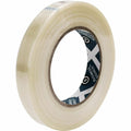Business Source Filament Tape, White, 1 Roll, BSN64004