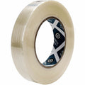 Business Source Filament Tape, White, 1 Roll, BSN64005