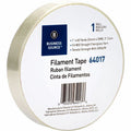 Business Source Heavy-duty Filament Tape, White, 1 Roll, BSN64017