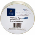 Business Source Heavy-duty Filament Tape, White, 1 Roll, BSN64017