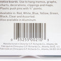 Business Source 1/2" Head Push Pins, Clear, 100 / Box, BSN81002