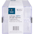 Business Source 4-drawer Storage Organizer, Clear, BSN82977