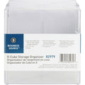 Business Source X-Cube Storage Organizer, Clear, BSN82979