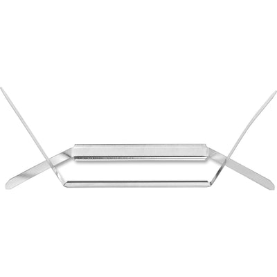 Business Source Prong Fastener Base, Silver, 100 / Box, BSNB21