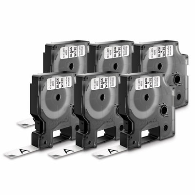 ACCO Dymo LabelWriter Labelmakers D1 Labels, White, 6 / Pack, DYM2025517