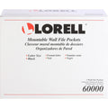 Lorell Wall File Pockets, Black, 3 / Pack, LLR60000