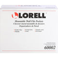Lorell Wall File Pockets, Smoke, 3 / Pack, LLR60002