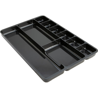 Lorell Drawer Tray Organizer, Black, LLR60006