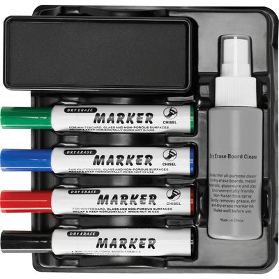 Lorell Dry-erase Marker Caddy Kit, 1 Kit, LLR75628