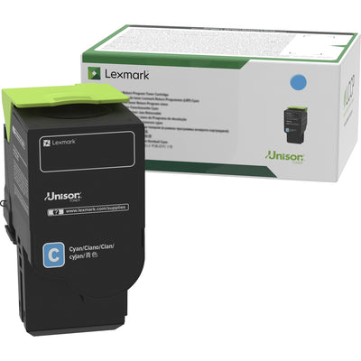 Xerox Lexmark Unison Original Ultra High Yield Laser Toner Cartridge - Cyan -, LEX78C1UC0