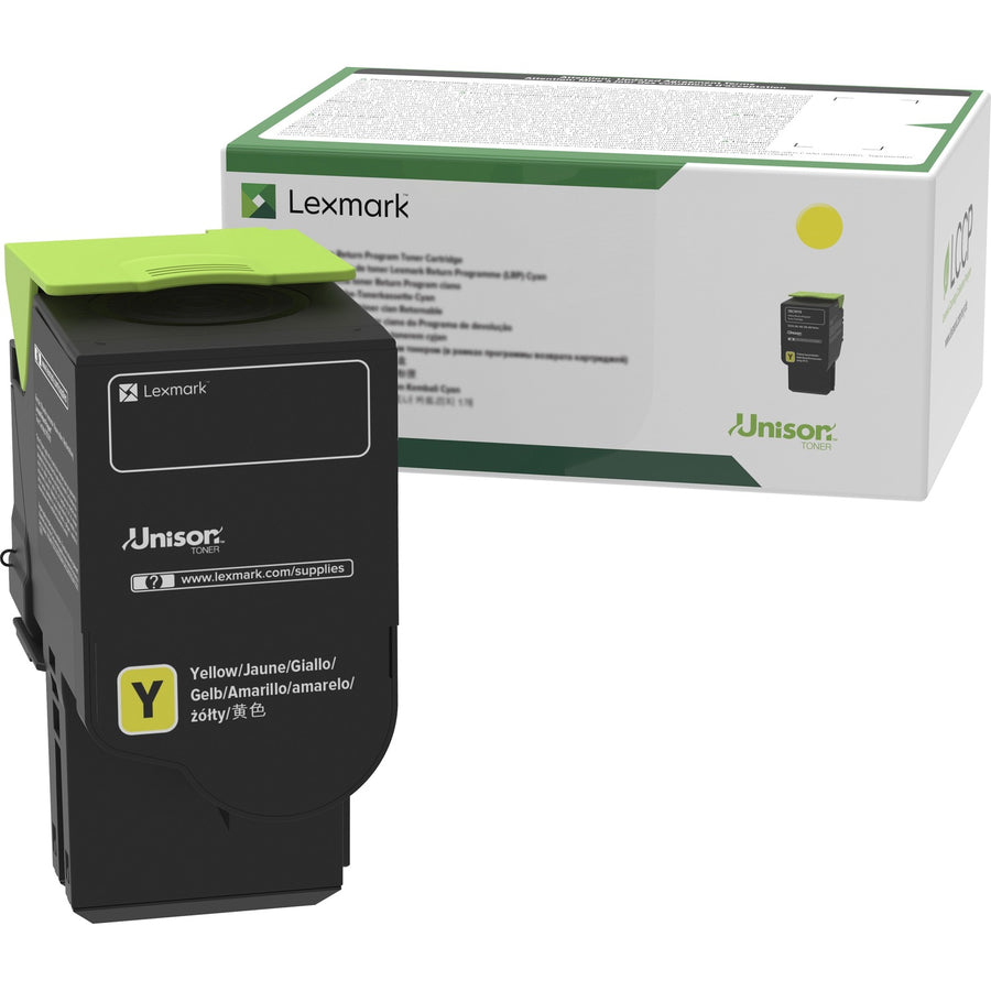 Lexmark Yellow Ultra High Yield Return Program Toner Cartridge, Unison, LEX78C1UY0