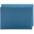 Business Source Letter Recycled Fastener Folder, Blue, 8 1/2" Width x 11" Length, 50 / Box, BSN17242