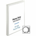 Business Source Round-ring View Binder, White, 8 1/2" Width x 11" Length, BSN19551