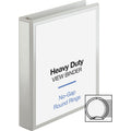 Business Source Round-ring View Binder, White, 8 1/2" Width x 11" Length, BSN19651