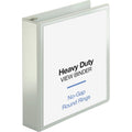 Business Source Round-ring View Binder, White, 8 1/2" Width x 11" Length, BSN19701