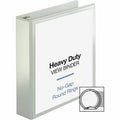 Business Source Round-ring View Binder, White, 8 1/2" Width x 11" Length, BSN19701