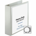 Business Source Round-ring View Binder, White, 8 1/2" Width x 11" Length, BSN19751