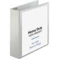 Business Source Round-ring View Binder, White, 8 1/2" Width x 11" Length, BSN19751