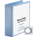Business Source Round-ring View Binder, Light Blue, 8 1/2" Width x 11" Length, BSN19752
