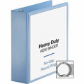 Business Source Round-ring View Binder, Light Blue, 8 1/2" Width x 11" Length, BSN19752