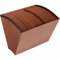 Business Source Letter Recycled Expanding File, Brown, 8 1/2" Width x 11" Length, BSN26534