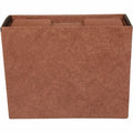 Business Source Letter Recycled Expanding File, Brown, 8 1/2" Width x 11" Length, BSN26536
