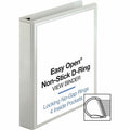 Business Source Locking D-Ring View Binder, White, 8 1/2" Width x 11" Length, BSN26957