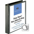 Business Source Locking D-Ring View Binder, Black, 8 1/2" Width x 11" Length, BSN26958