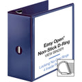 Business Source Navy D-ring Binder, 8 1/2" Width x 11" Length, BSN26978