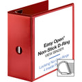 Business Source Red D-ring Binder, 8 1/2" Width x 11" Length, BSN26984