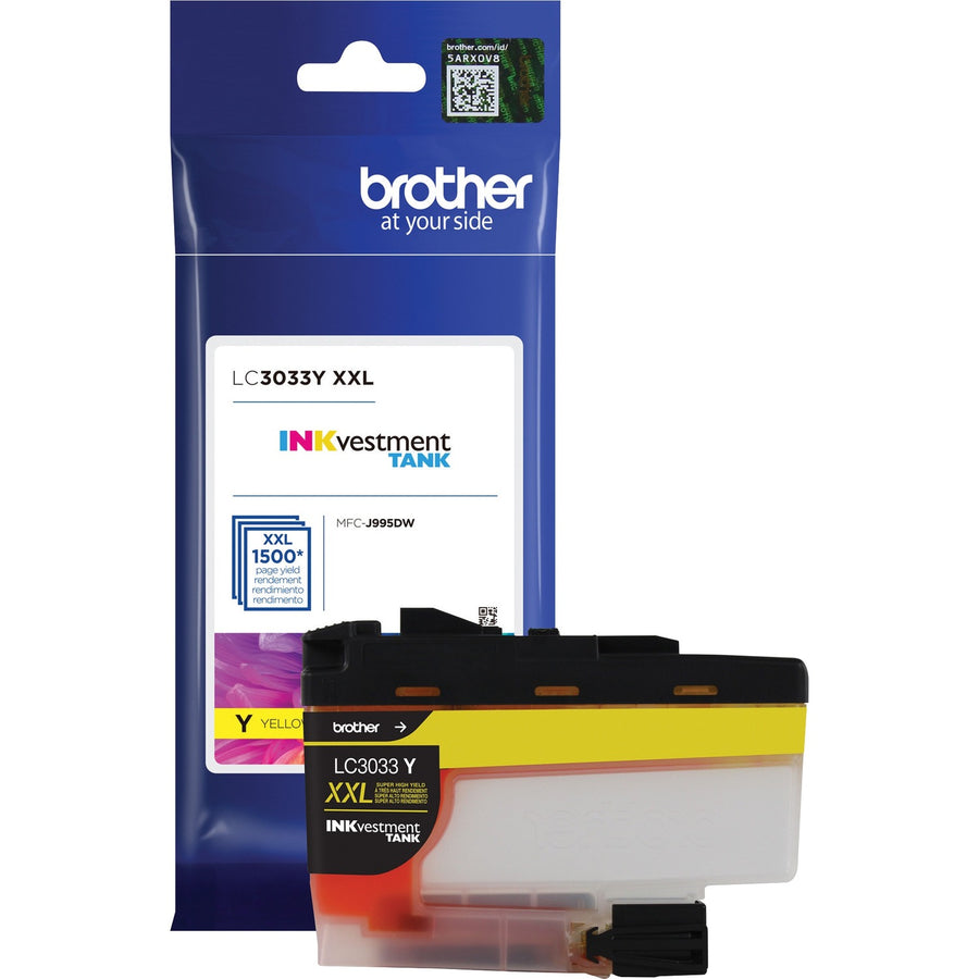 Brother INKvestment Original Inkjet Ink Cartridge - Single Pack - Yellow -, /BX 5BX/PK 4PK/CT — view 1
