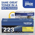 Brother TN-223Y Original Standard Yield Laser Toner Cartridge - Yellow -, BRTTN223Y