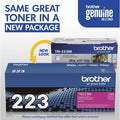 Brother TN-223M Original Standard Yield Laser Toner Cartridge - Magenta -, BRTTN223M